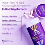 Relief from all your menopause symptoms, in one supplement.