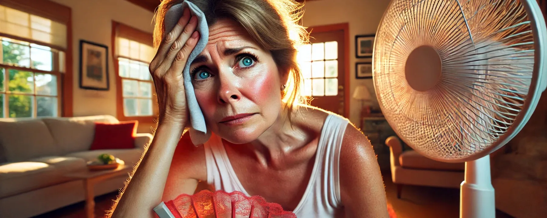 Hot flashes at night and the solution.