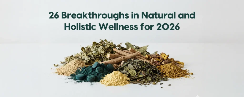 26 Breakthroughs in Natural and Holistic Wellness for 2026.